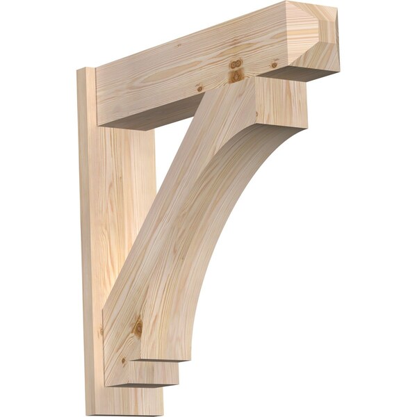 Ekena Millwork Imperial Smooth Craftsman Outlooker, Douglas Fir, 7 1/2"W x 32"D x 32"H OUT08X32X32IMP04SDF - main